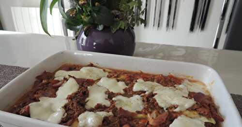 Courgettes en lasagne