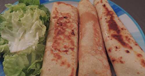 Crêpes au jambon fromage