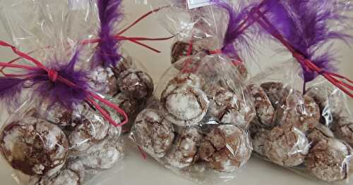 Crinkles au chocolat