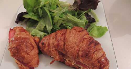 Croissants jambon fromage