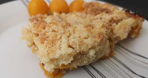 Crumble aux mirabelles