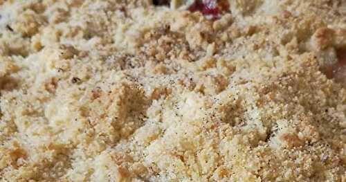 Crumble aux prunes sauvages