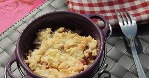 Crumble de tomates bacon