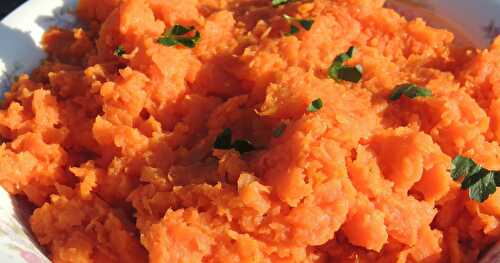 Écrasé de carottes au persil