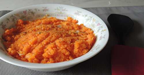 Écrasé de carottes et navets