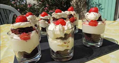 Forêt noire en verrine