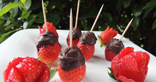 Fraises chocolat