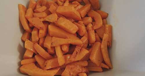 Frites de butternut au curry