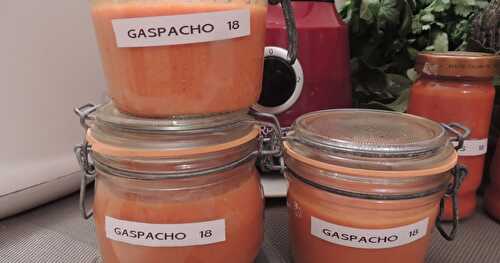 Gaspacho tomates et courgettes