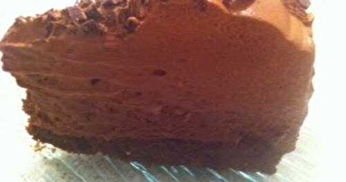 Gâteau à la mousse au chocolat