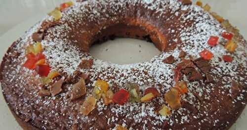 Gâteau au lait concentré sucré et chocolat