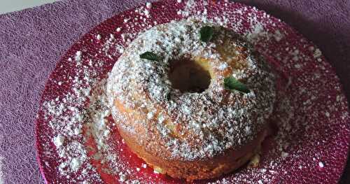 Gâteau yaourt à la crème pâtissière allégée