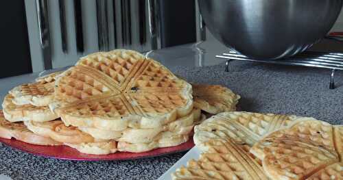 Gaufres aux pépites de chocolat