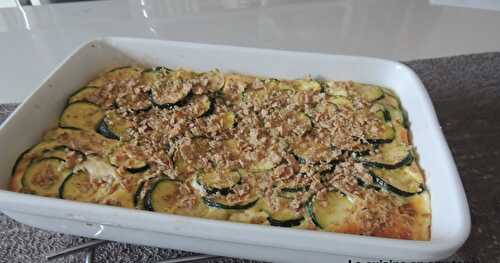 Gratin de courgettes au paprika