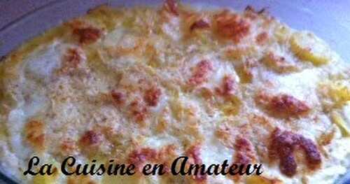 Gratin poireaux/pommes de terre