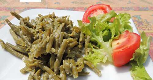 Haricots verts au Boursin