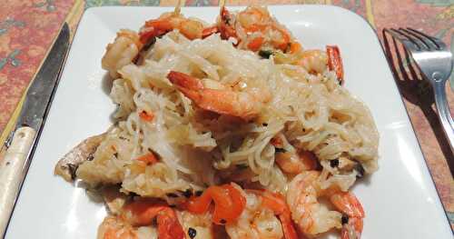 Konjac aux crevettes