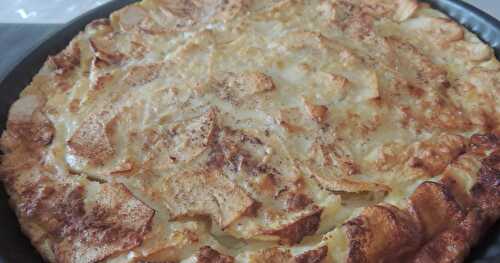 Matafan aux pommes comme un clafoutis