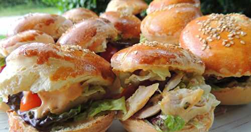 Mini burger poulet