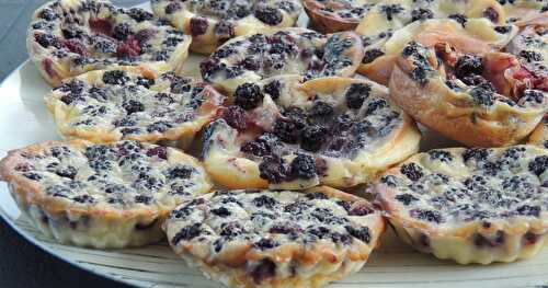 Mini clafoutis aux mûres