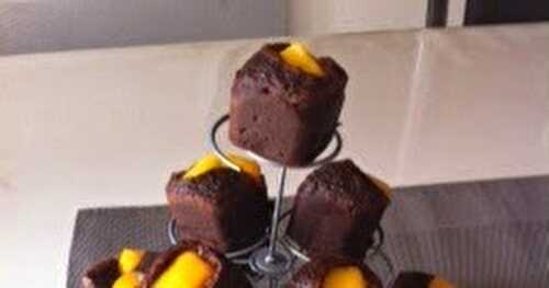 Moelleux chocolat mangue