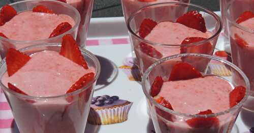 Mousse aux fraises