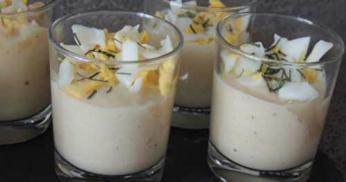 Mousse d'asperges aux oeufs durs