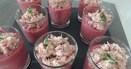 Mousse de betteraves et thon