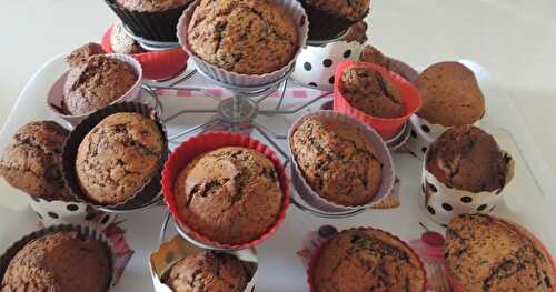 Muffins au double chocolat