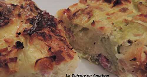 Pain de chou vert et lard