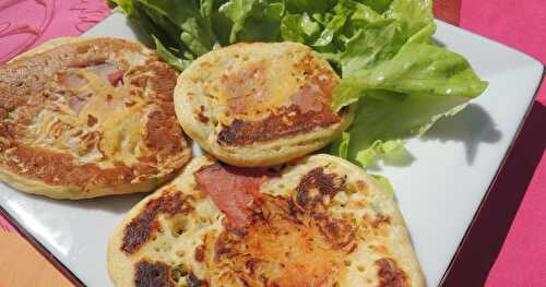 Pancakes jambon et fromage