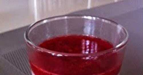 Panna Cotta framboises en verrine