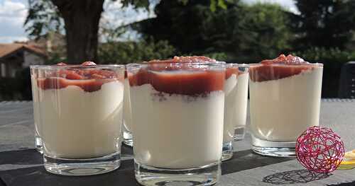 Panna cotta pistache allégée