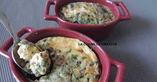 Petits flans aux champignons