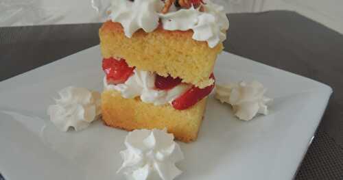 Petits gâteaux aux fraises