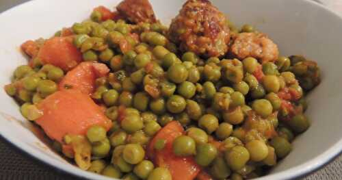 Petits pois chorizo