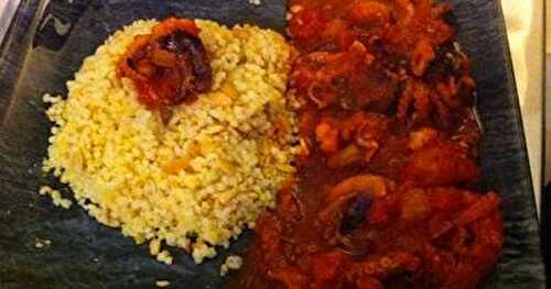 Poulpes à la sauce tomate