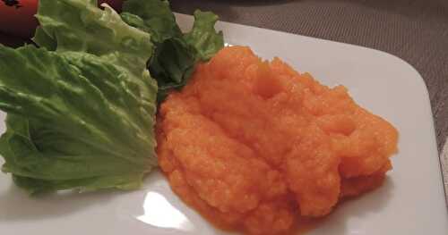 Purée de carottes et navets