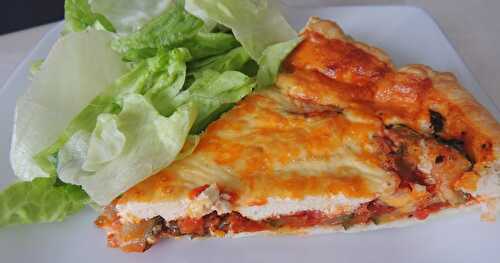 Quiche courgettes et tomates