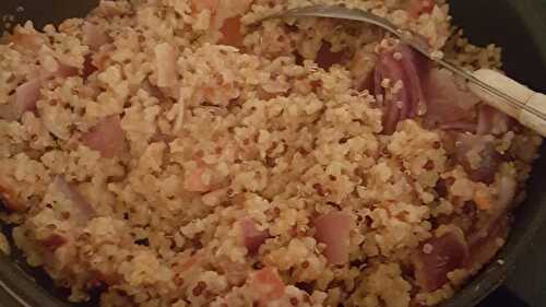 Quinoa aux oignons