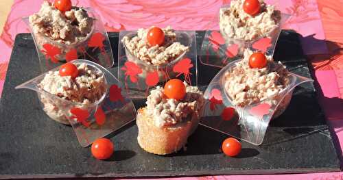 Rillettes de thon et jambon