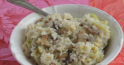 Riz au chou chinois et champignons