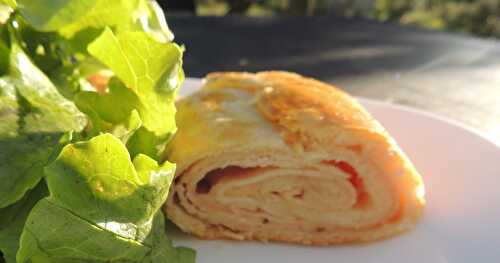 Roulé de jambon avec la pâte à tarte Tupperware