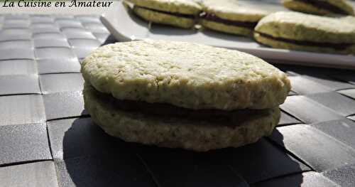 Sablés au thé matcha et chocolat