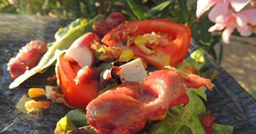 Salade composée et gésiers