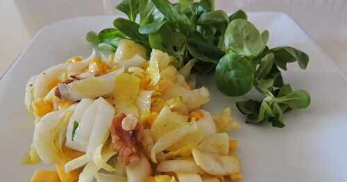 Salade d'endives,  pomme...