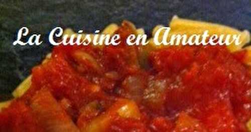 Sauce aux légumes pour les pâtes