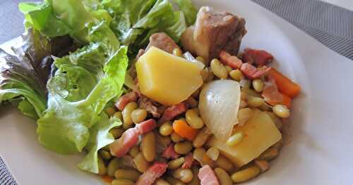 Sauté de porc aux légumes et lardons