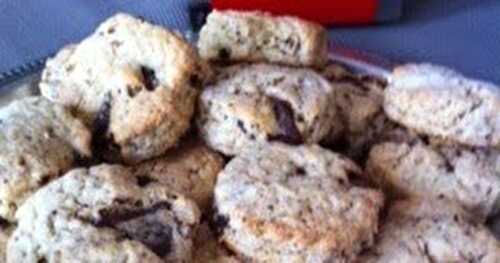 Scones aux pépites de chocolat