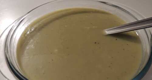 Soupe de blettes et poireaux